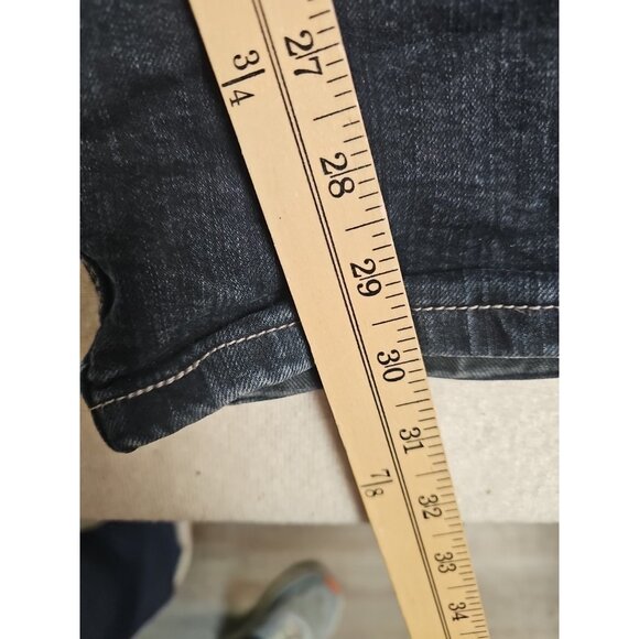 Levi’s 559 Jeans Men’s 44x32 Relaxed Straight Fit Stretch Black Dark Wash Denim - Picture 3 of 7